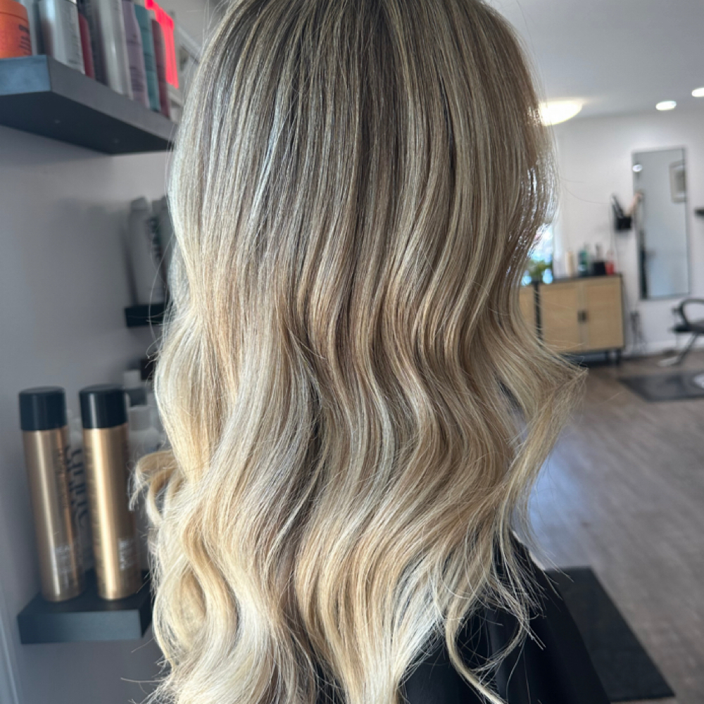 Full Foil W/ Tip Outs at Halo Hair Studio in Saco, ME