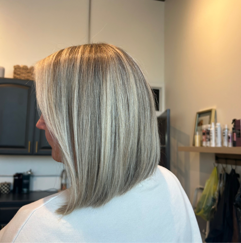 Highlight + Grey Coverage at Studio M in Pendleton, IN