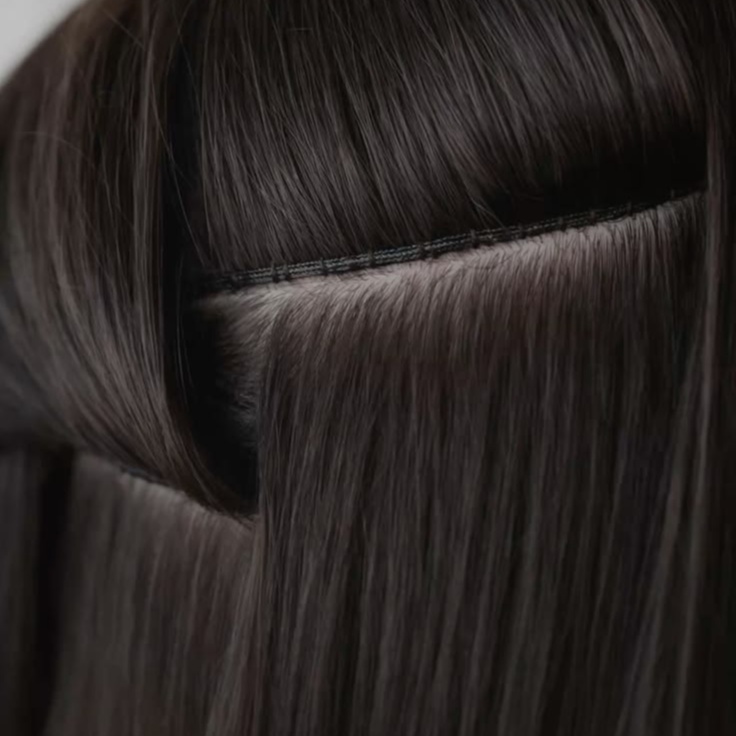 Hand-Tied Weft Extension( 1 rows) at Clover House Salon in Canton, OH