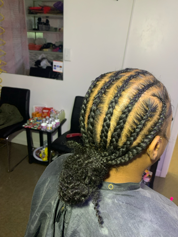 Feed In Braids ( 4 - 6 )