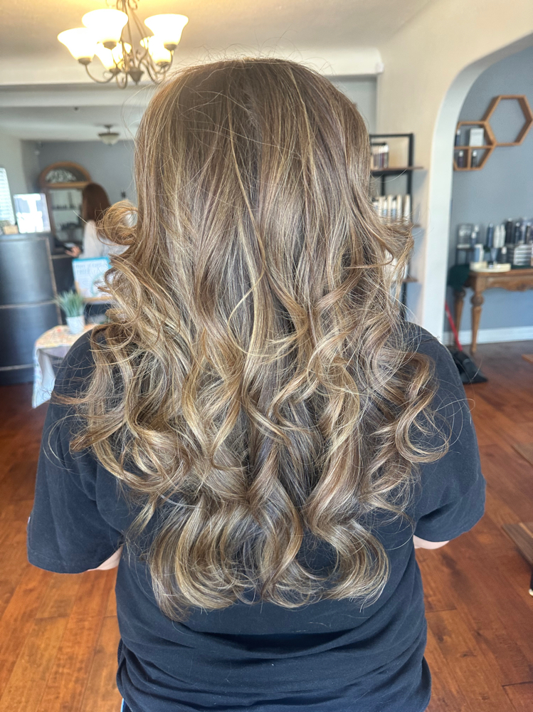 Partial highlight at AMBER ASHBY HAIR in Whittier, CA