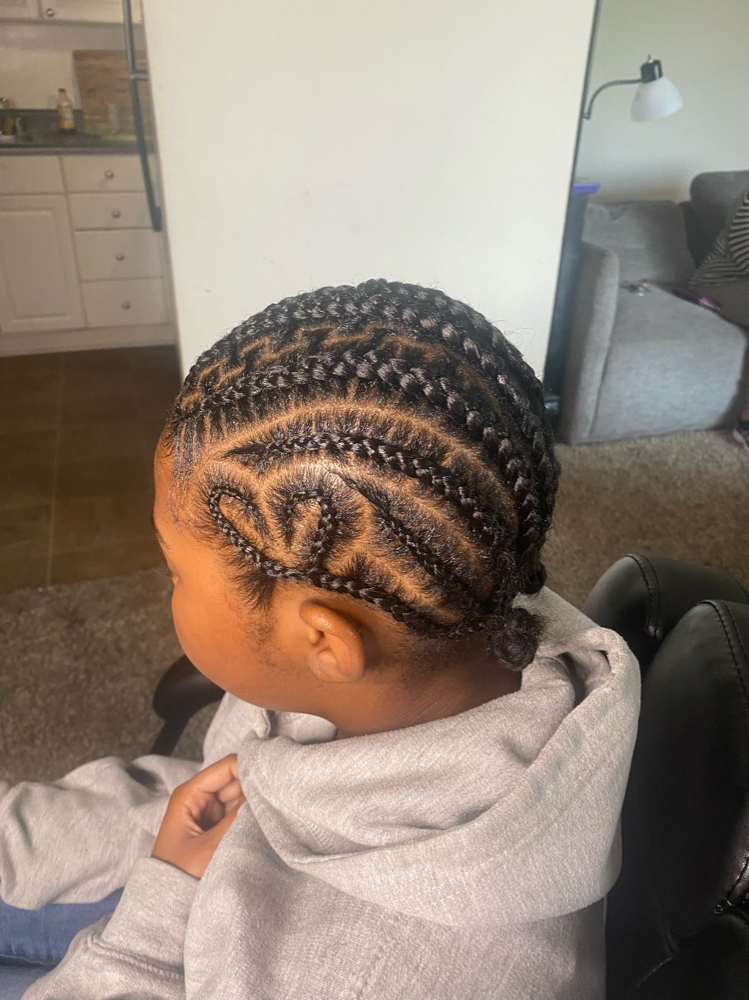 Braids with no hair added at Taliah’s Hands in Parkville, MD