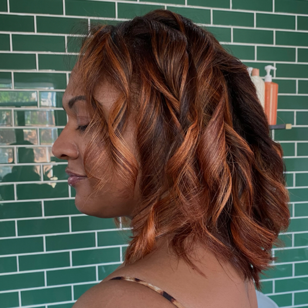 Creative color at The Curl Pin in Alexandria, VA