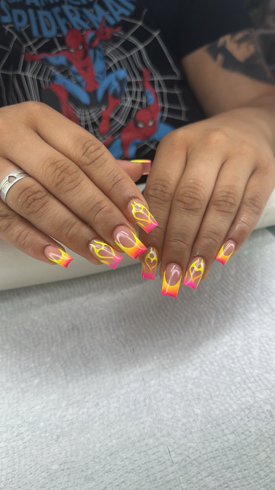 Fullset paint Design Tier 2✨ at Thee Nail Lab LLC in Manchester, CT