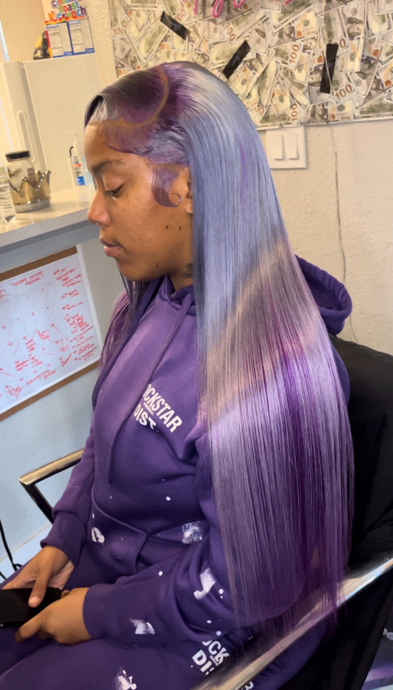 32” WIG + INSTALL ( VIRGIN HAIR )