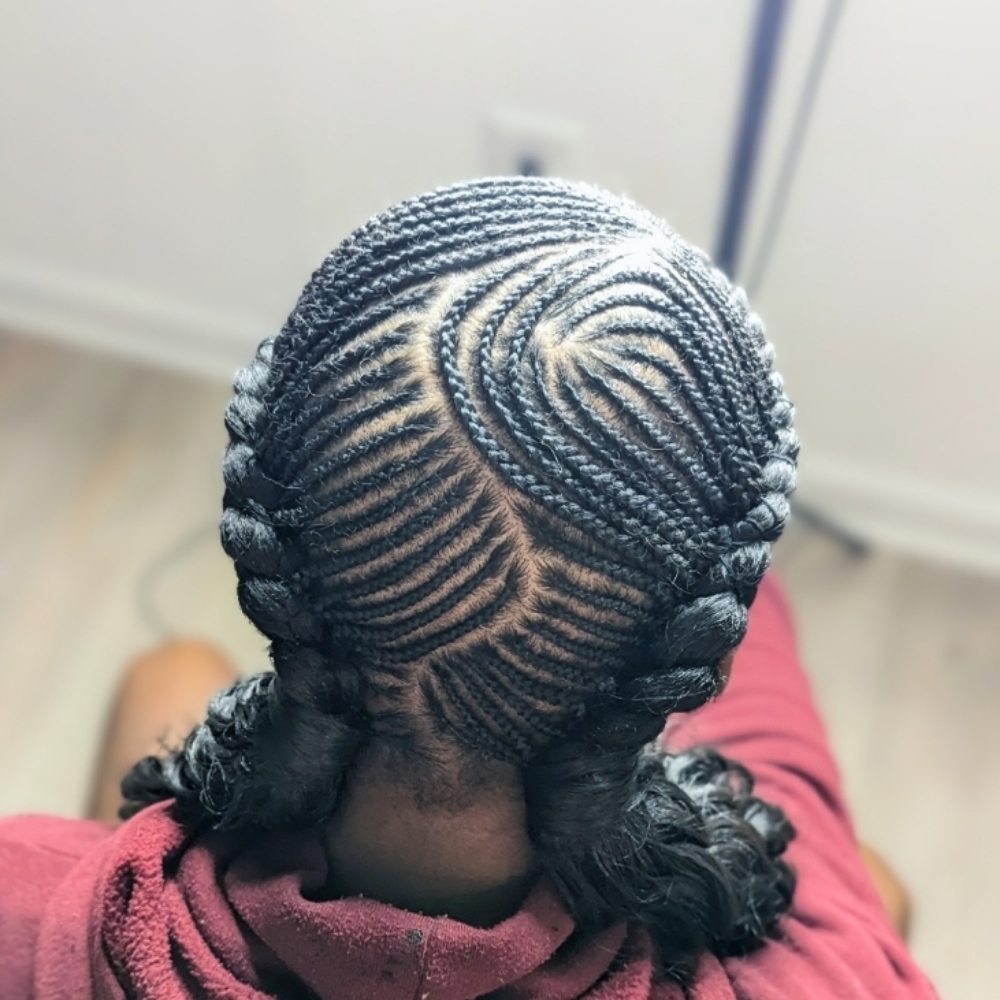 Adult (2) Feed-In Iverson Braids at Braids By Bri in Nashville, TN
