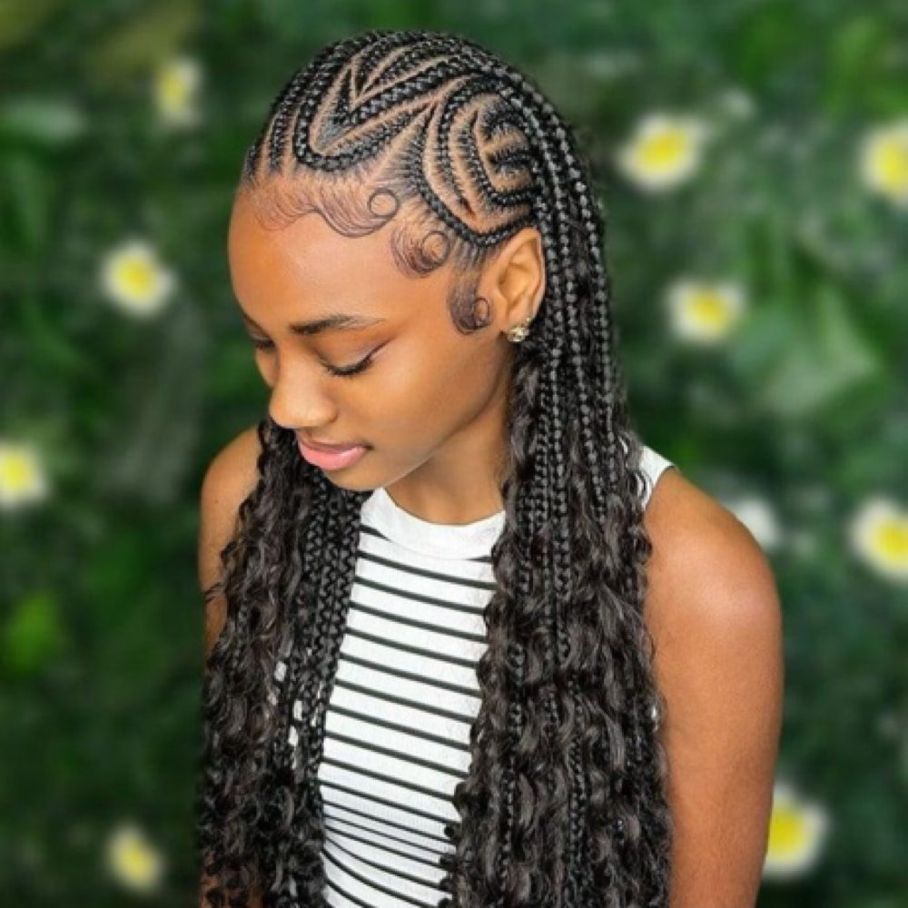 Boho fulani at Glow Braid Lounge in Pearland, TX