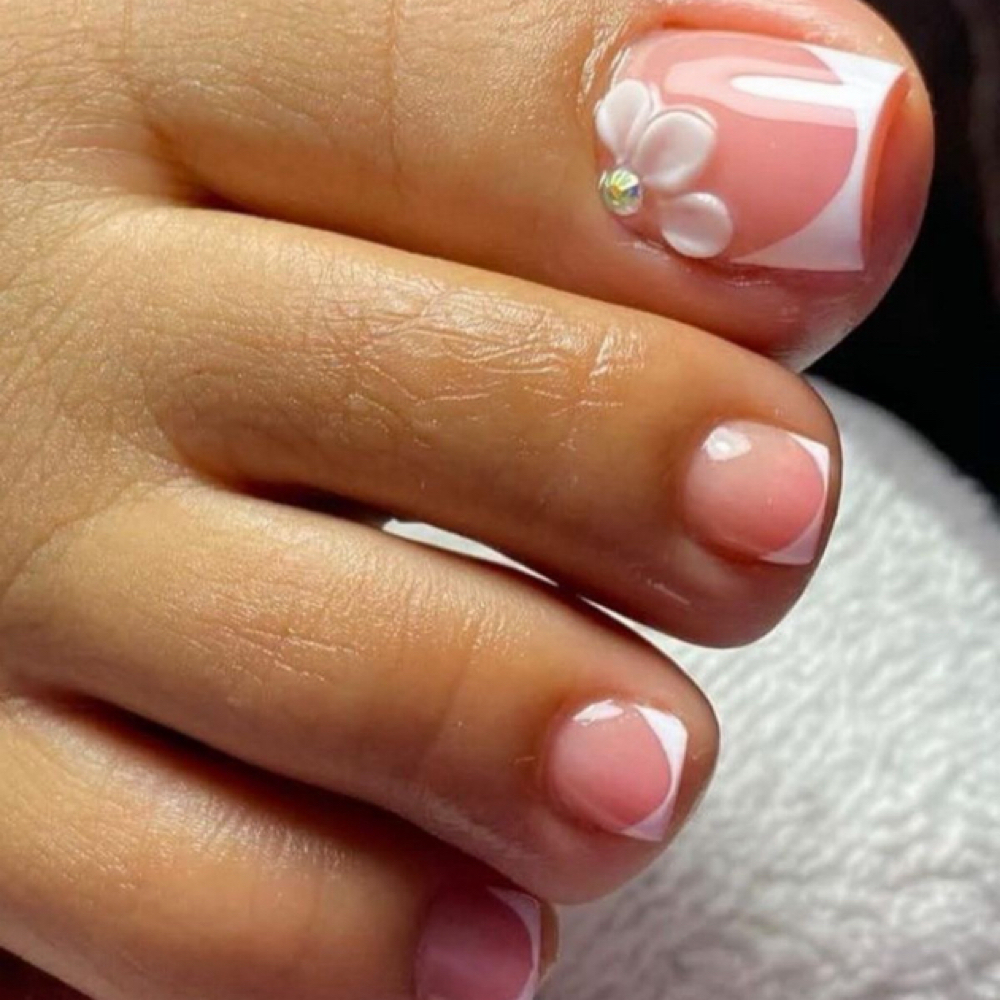 Acrylic Toe Pedicure at Studio 27 Day Spa in Hampton, IA