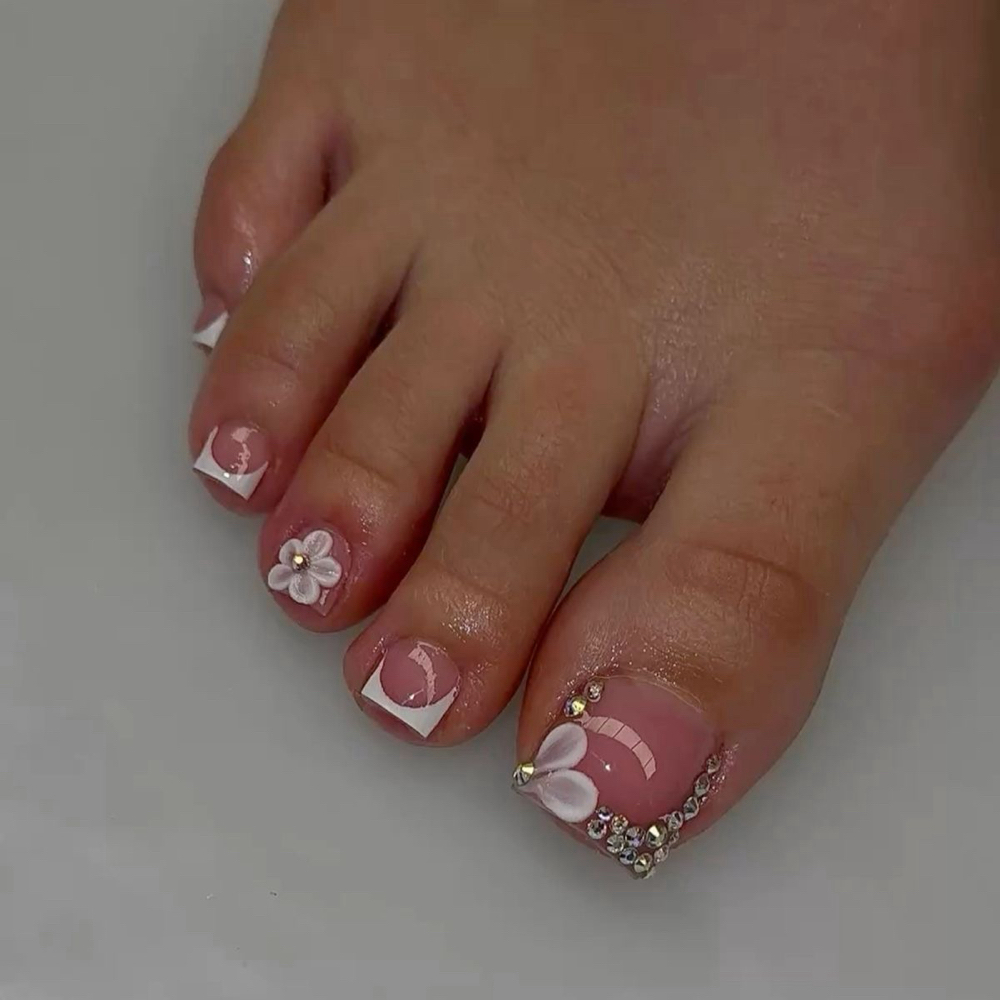 Acrylic Toe Pedicure at Studio 27 Day Spa in Hampton, IA