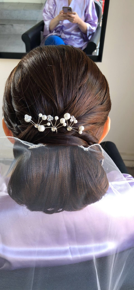 Updo Formal/Peinado Eventos Special at VOCÊ  BEAUTY  SALON in Northridge, CA