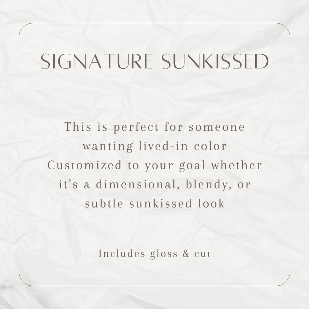 The Signature Sunkissed package