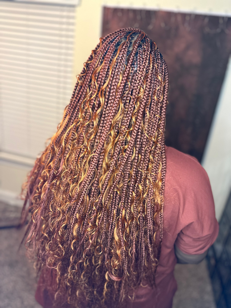 BOHO Knotless Plaits