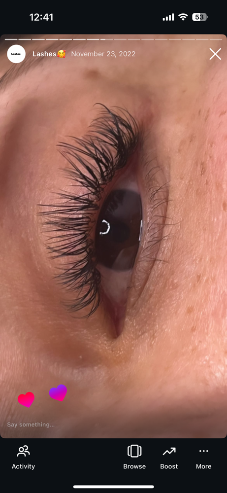 Classic Lash Extentions at Sammy’s cosmo in Salem, OR