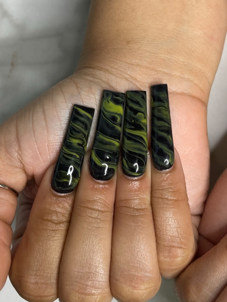 Full Set with Hand Painted Designs