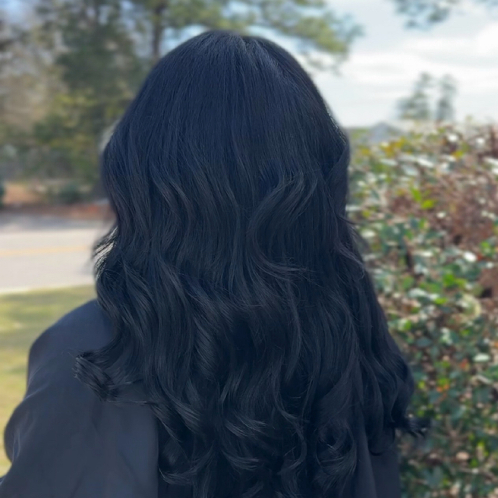 Butterfly Weft Extensions at Raven Salon & Bridal in Lexington, SC