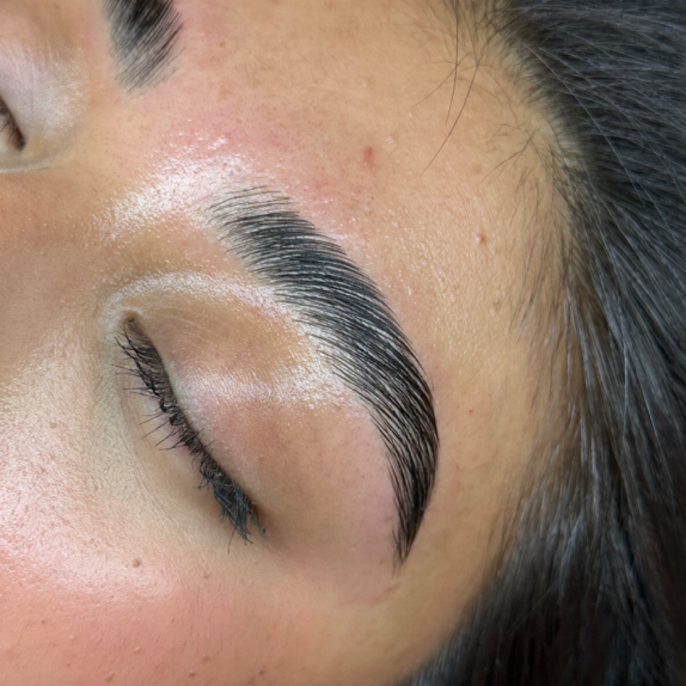 brow lamination at Lashed Babe in Albertville, AL