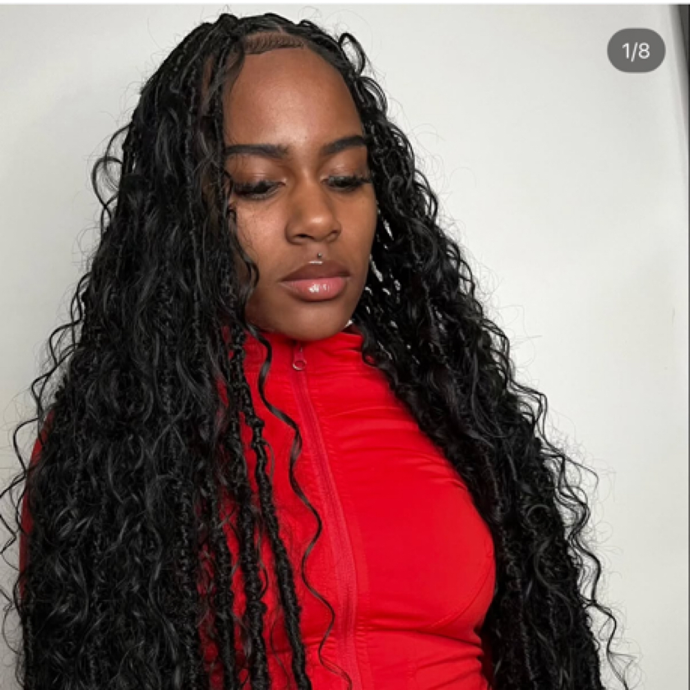 Soft Locs With Boho Hair at Montreal’s Aesthetics in Temple Hills, MD