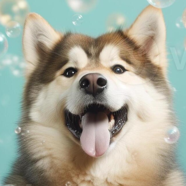 Alaskan Malamute at The Groom Room in Hope Mills, NC