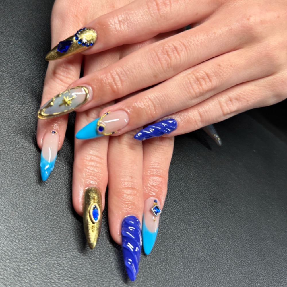 Tier 4 Full Set at Polishedx Nail Bar in Willoughby, OH