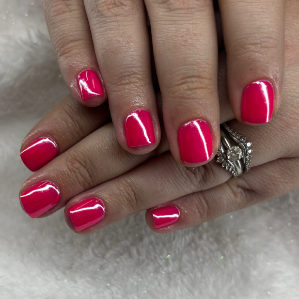 Gel On Natural Nails at Pink & polished Nail Studio in El Paso, TX