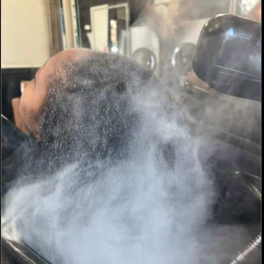 SILK PRESS STEAM HYDRATION at TOT’S PRESS!!!URE PALACE in Syracuse, NY