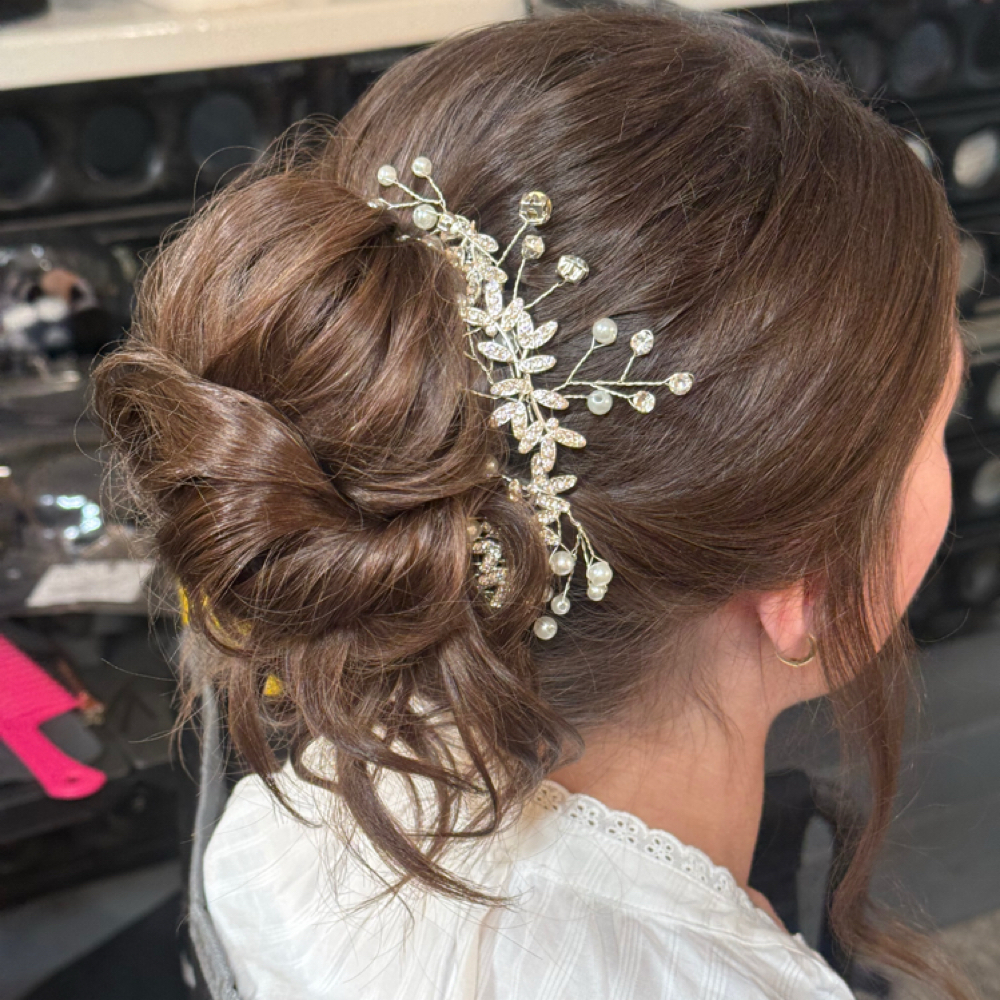 Bridal Hair Styling - Wedding Day at Makeup by Cristina Wiley in Anchorage, AK