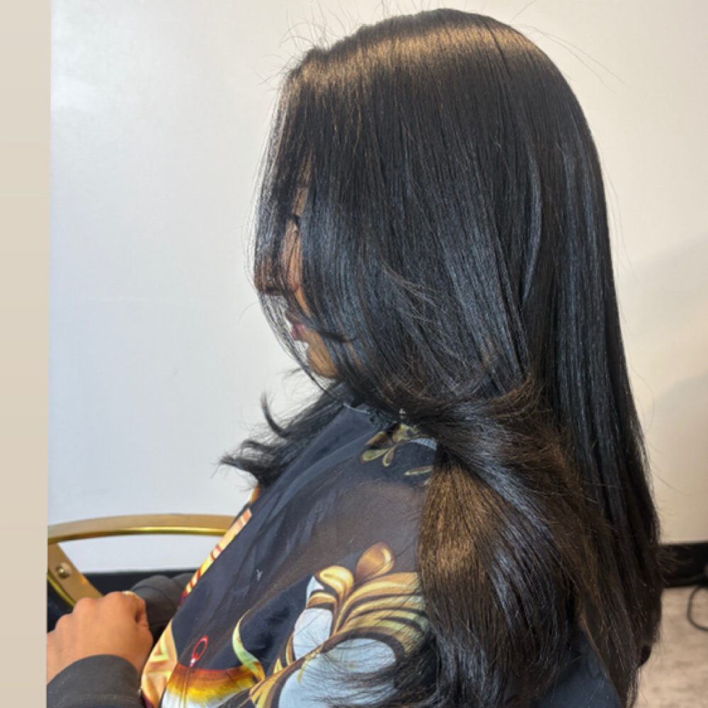 Silk Press at Laced Beauty in Verona, PA