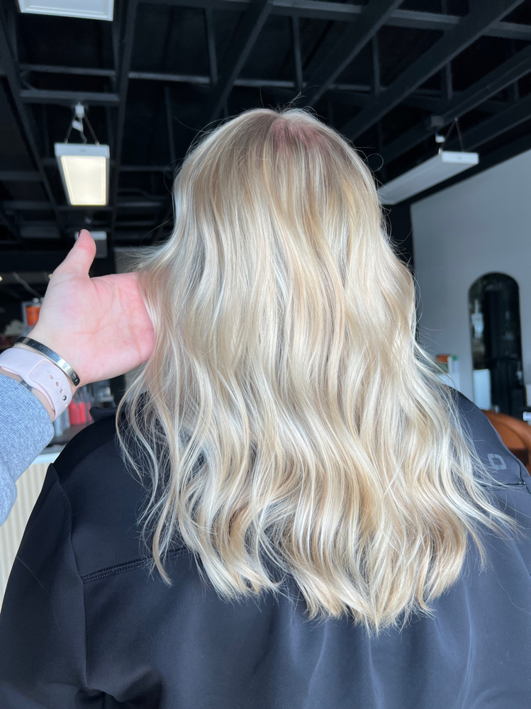 Custom Blonde Touch Up at Kinssbeauty in Rapid City, SD