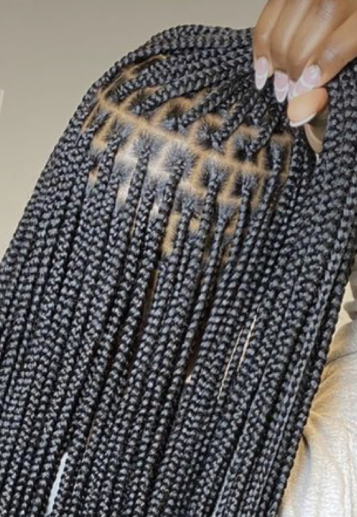 Small Knotless Box braids