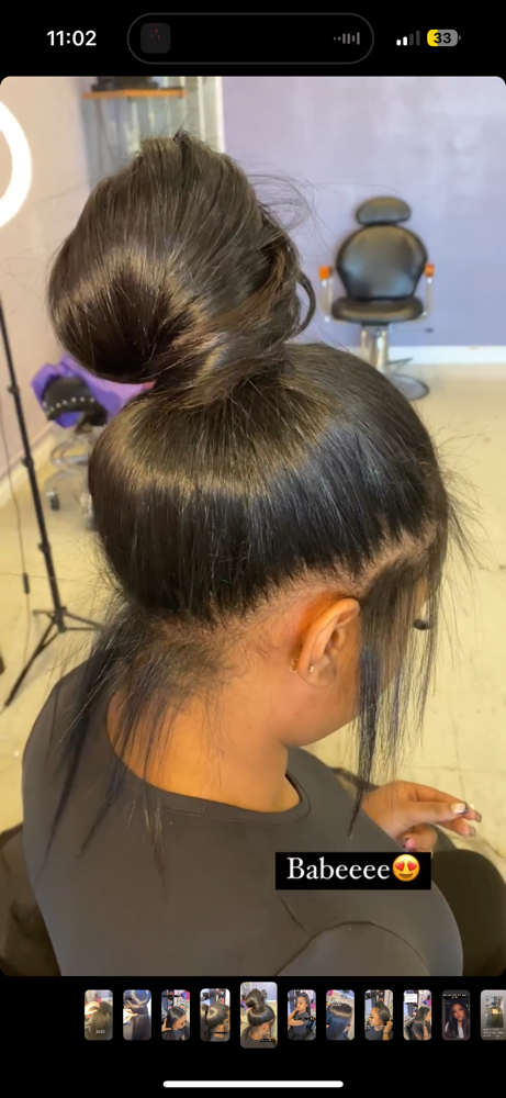 Tape In Service - Hair not incuded