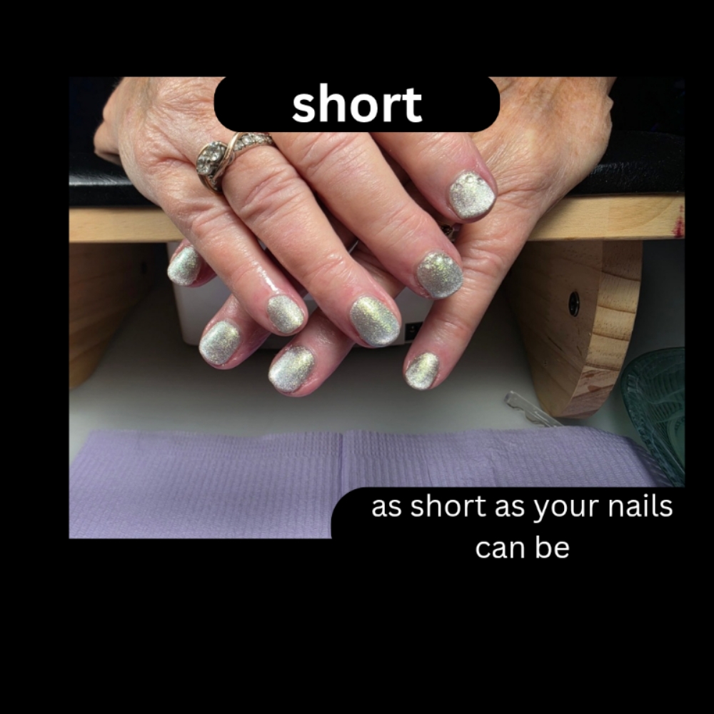 ✶ short nail structure gel at catzaway claws in haysville, KS