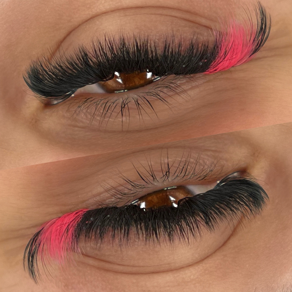 Color Lashes Add on at LaLa And Co. Lashes in Los Alamitos, CA