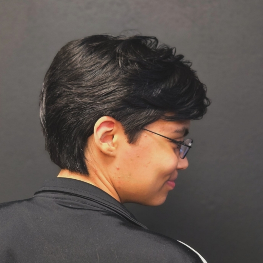 Dry Cut (straight hair) at Sarah Gulino in Eugene, OR