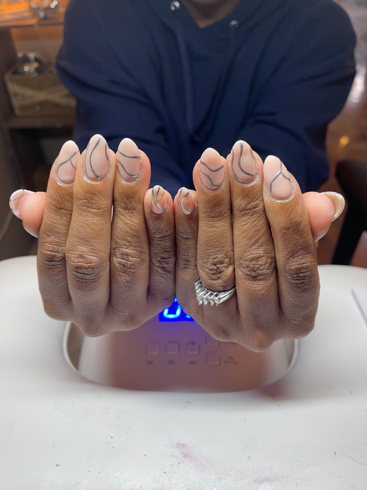 Gel Nail- Luminary On Natural Nail