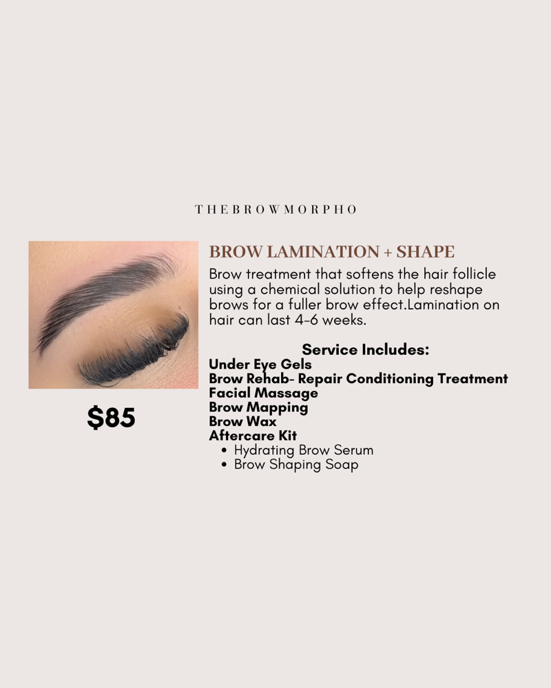 Brow Lamination+Shape
