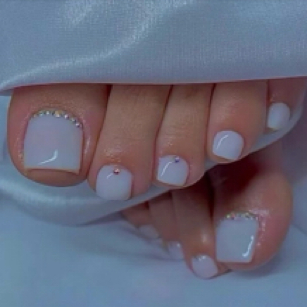 Acrylic Spa Pedicure at Julieth Beauty Studio in Aurora, CO