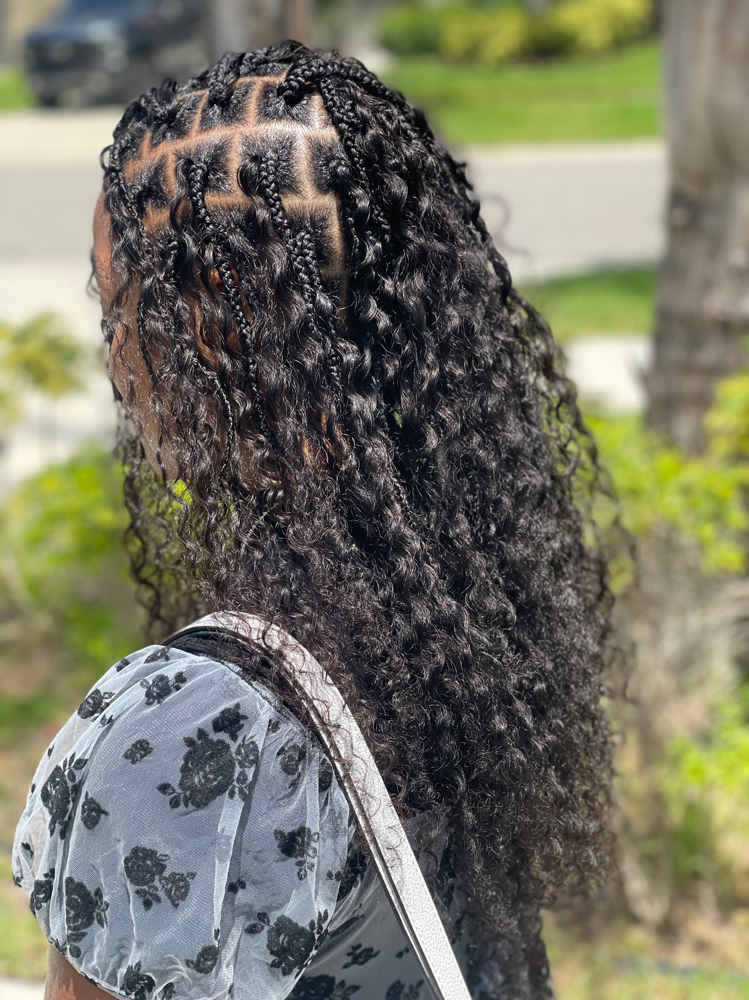 Natural Hair Boho at Braid Beautician Jaz in Riverview, FL