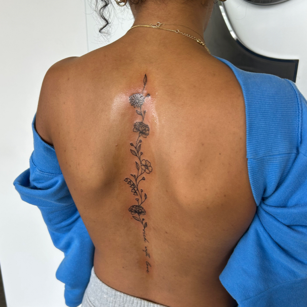 Spine / Ribs at Big Al’s Tattoo in Appleton, WI
