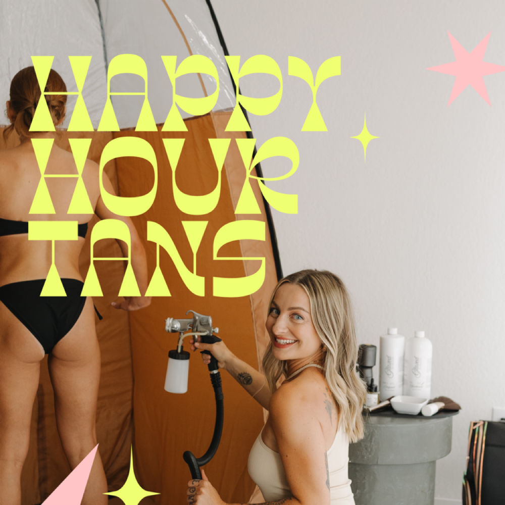 the happy hour 🥂 (in-studio) at MOODY GLO BAR in Olympia, WA
