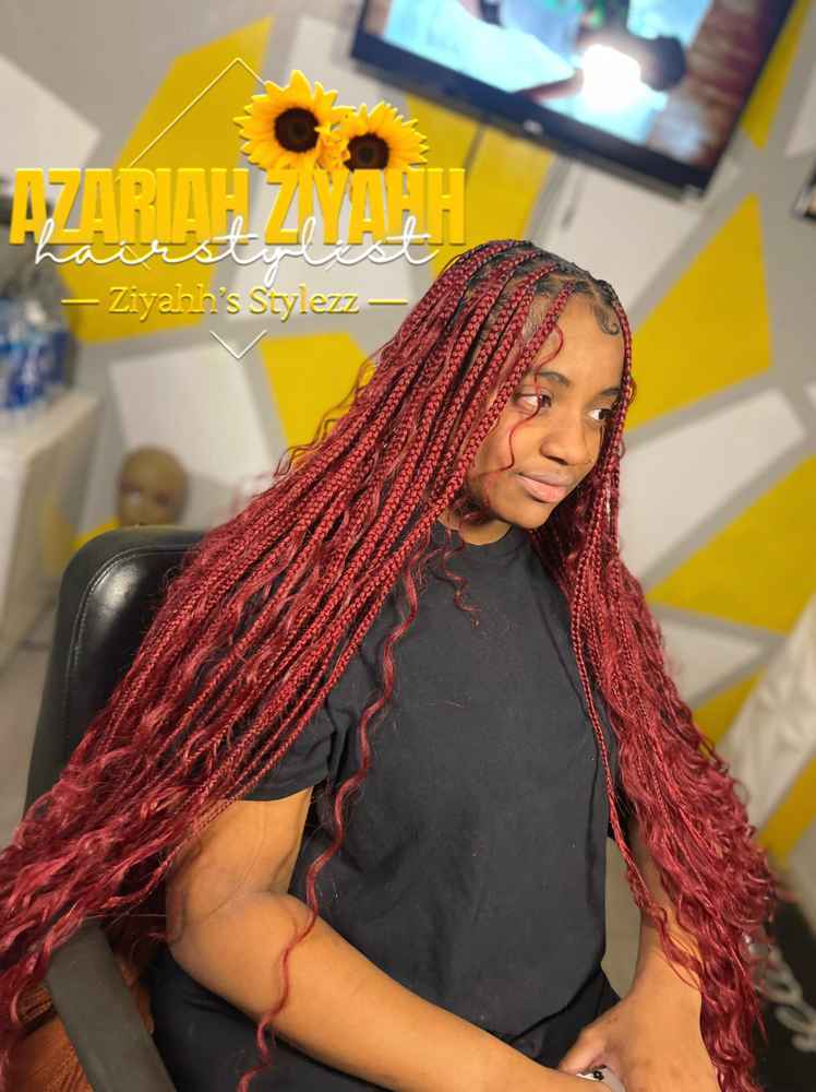 Small Knotless Braids