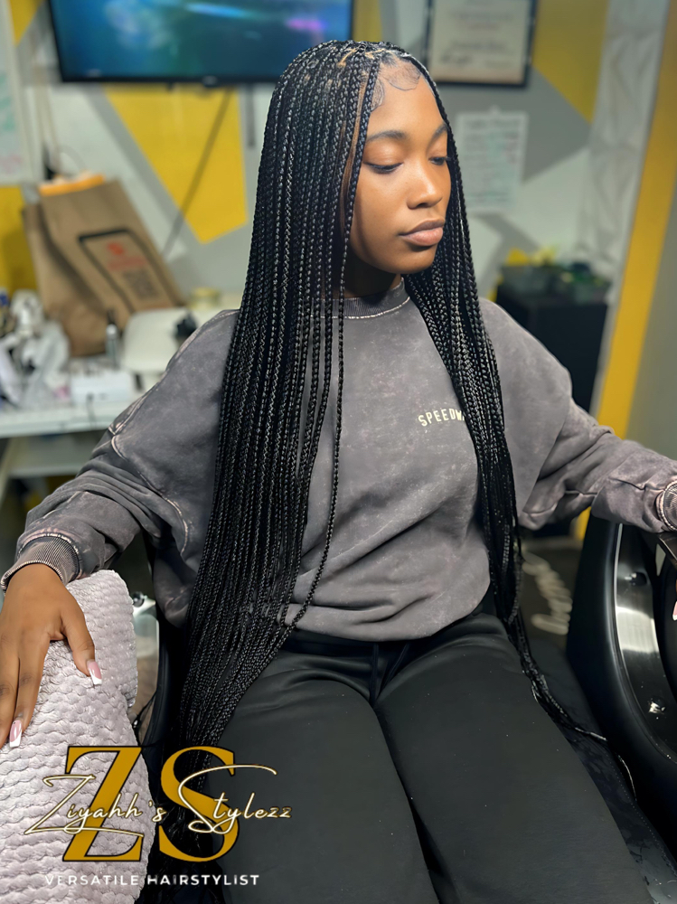 Small Knotless Braids