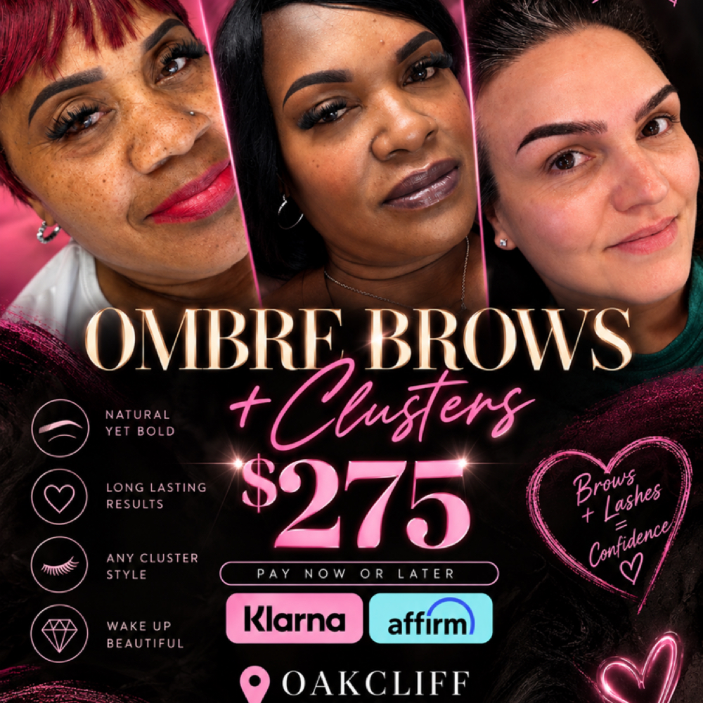 Ombre Brow + Clusters Special at TheBrowAtelierDallas in Dallas, TX