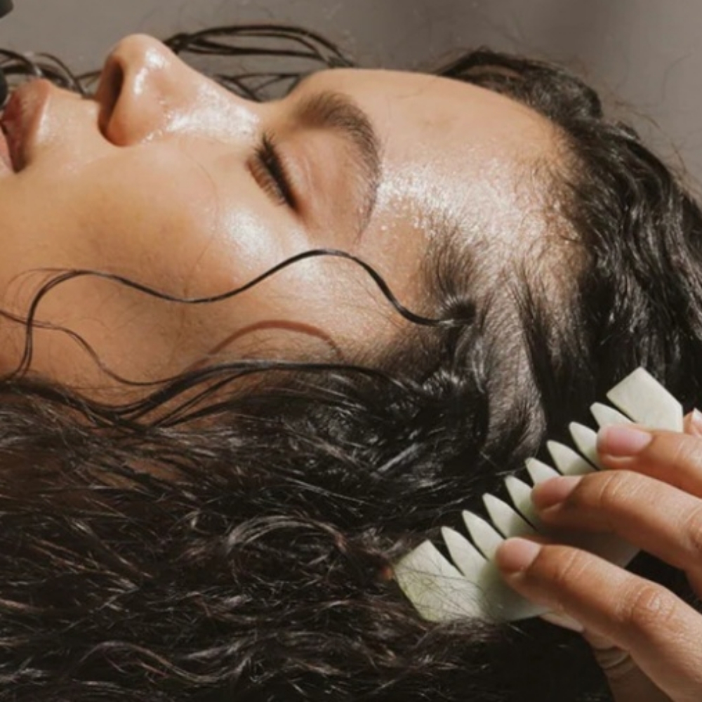 Jade Gua Sha Scalp Massage at Bella Ciglia By Zingale in Jackson, WI