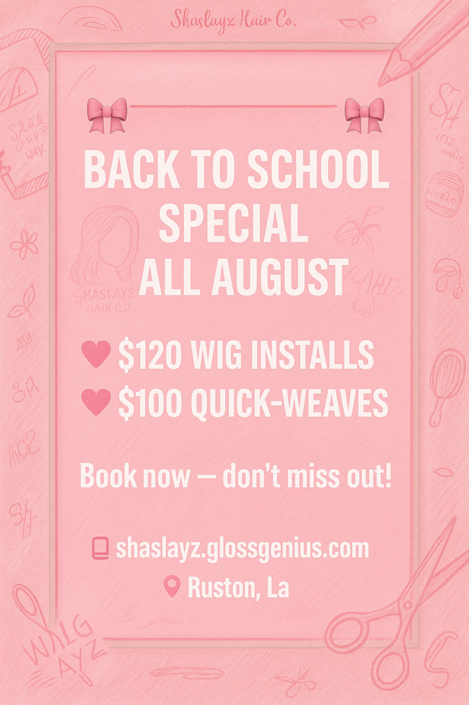 BACK 2 SCHOOL SALE