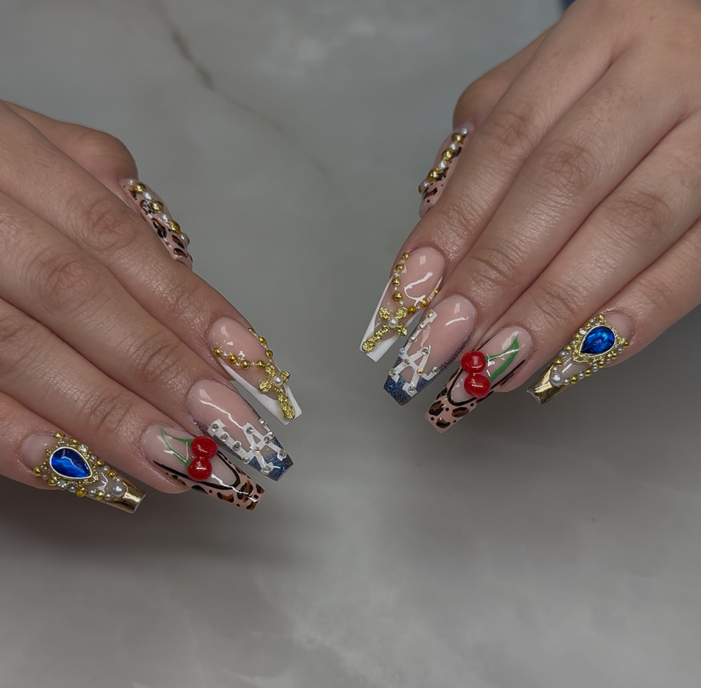Blinged Out Baddie Nail Art Package