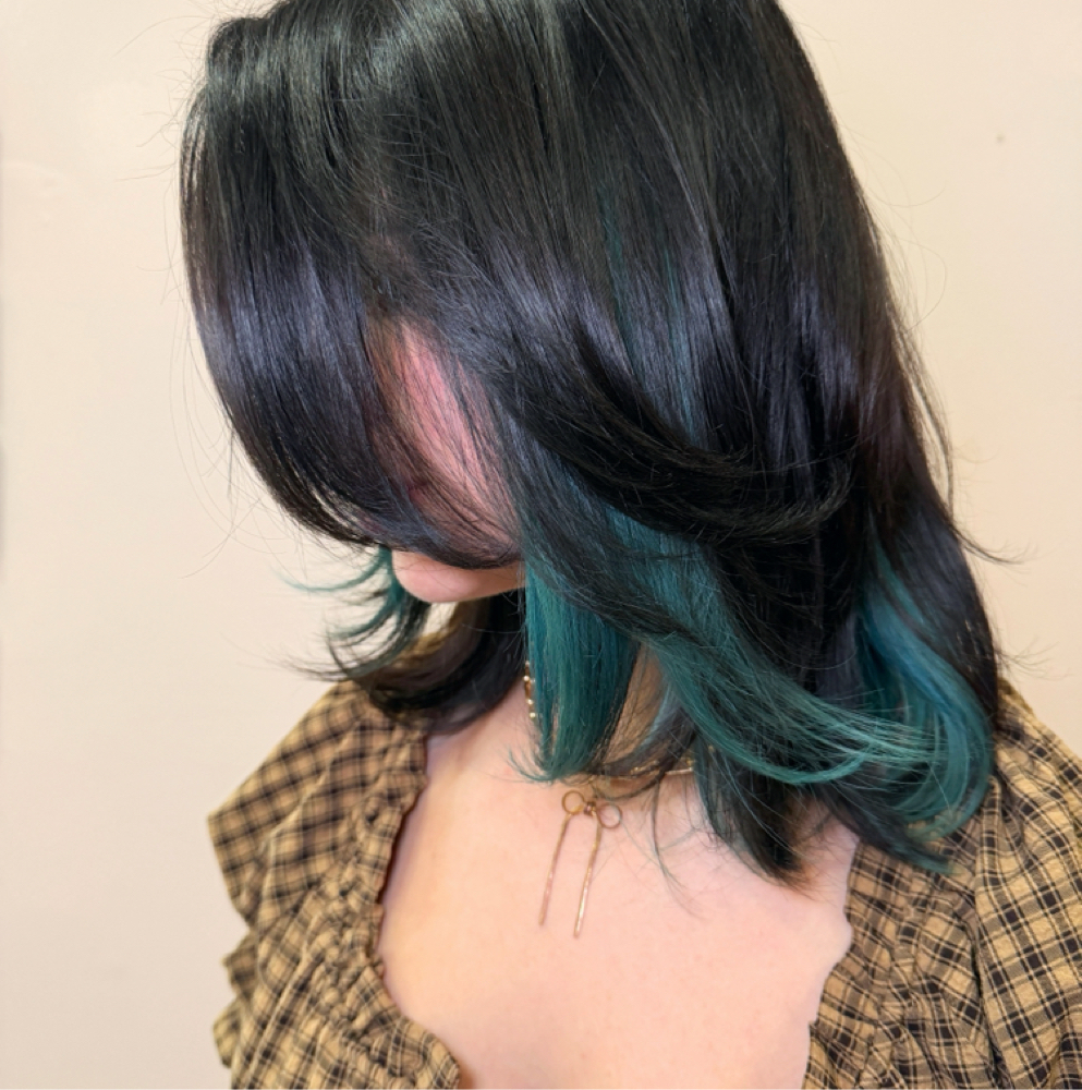 Dry polished haircut at Polished on Mane in Woodbury, NJ