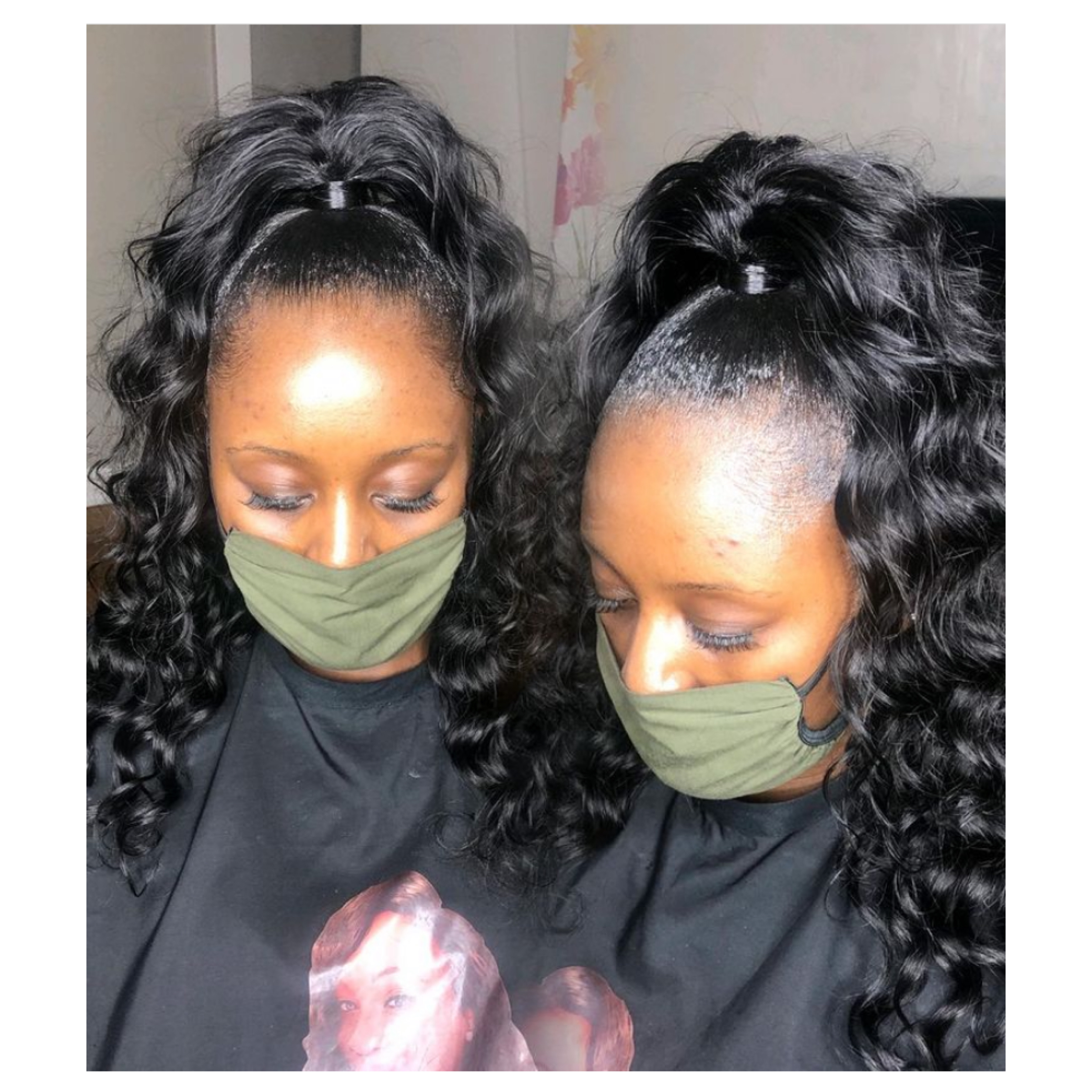 Half Up Half Down Sew In