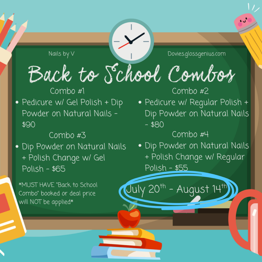 Back To School Combo #3 at Dovies Spa & Beyond in Sparta, TN