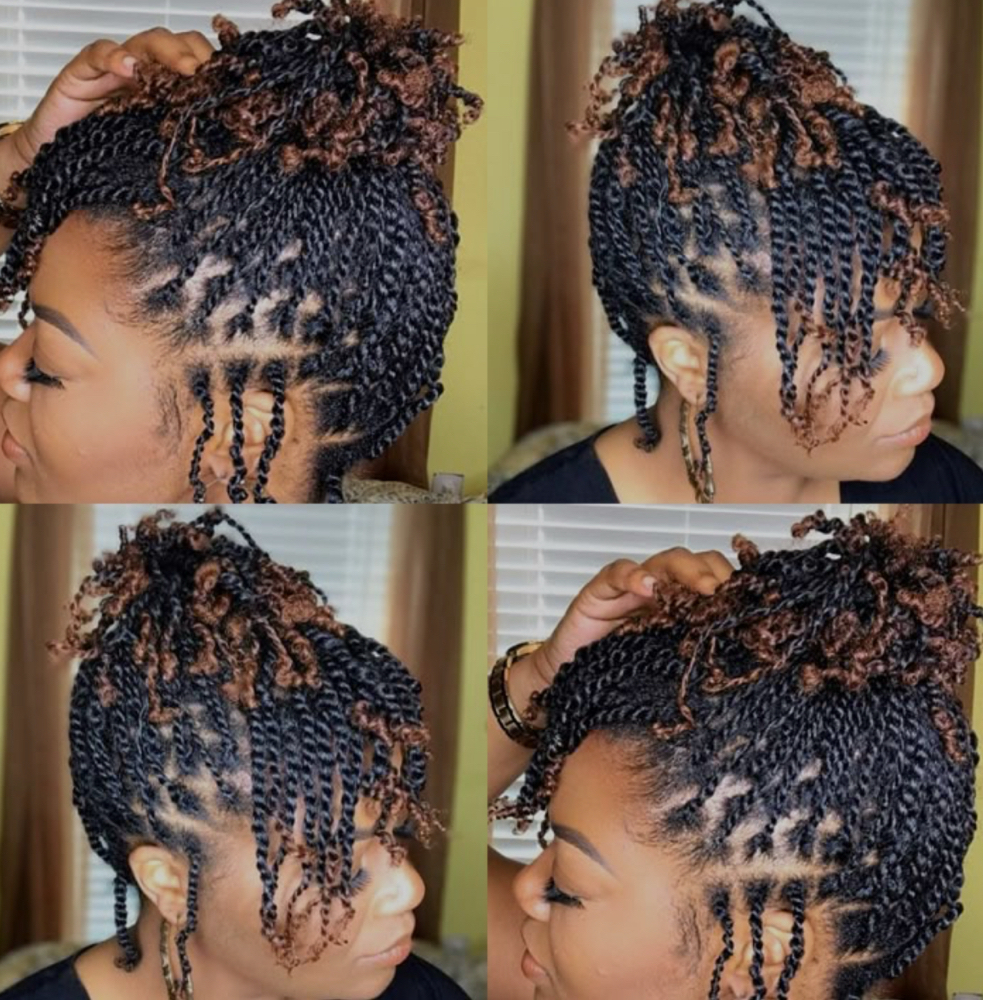 Natural two strand twist