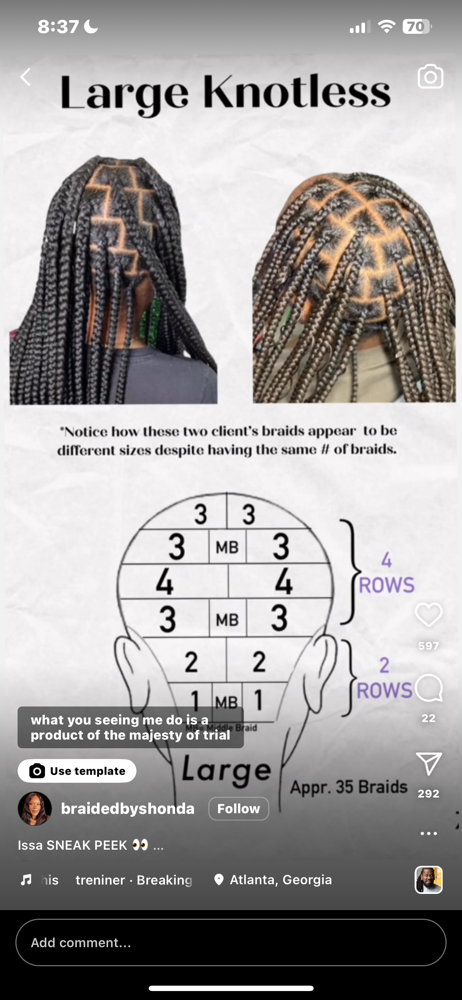 Knotless Large /Jumbo